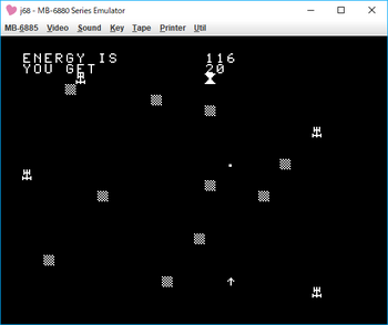 戦車ゲーム（BASICゲーム徹底研究）ゲーム画面.png